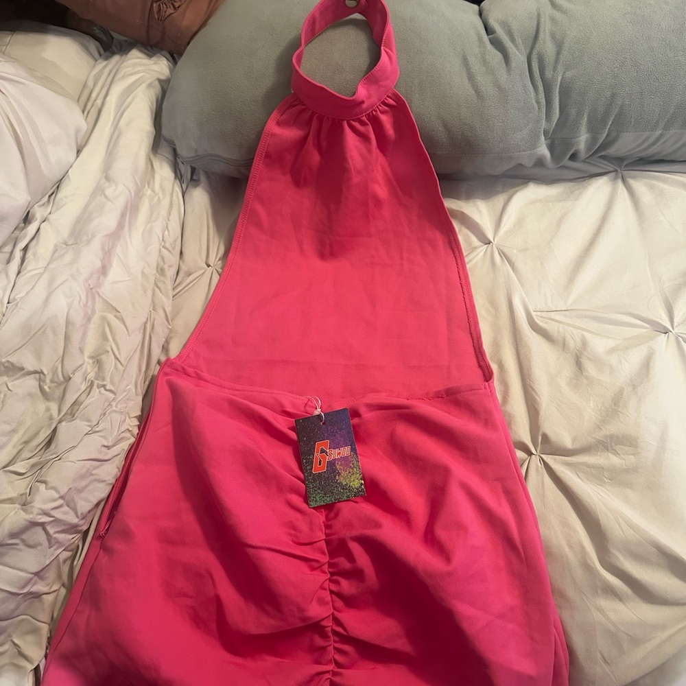 Vibrant Pink Kids Bib by